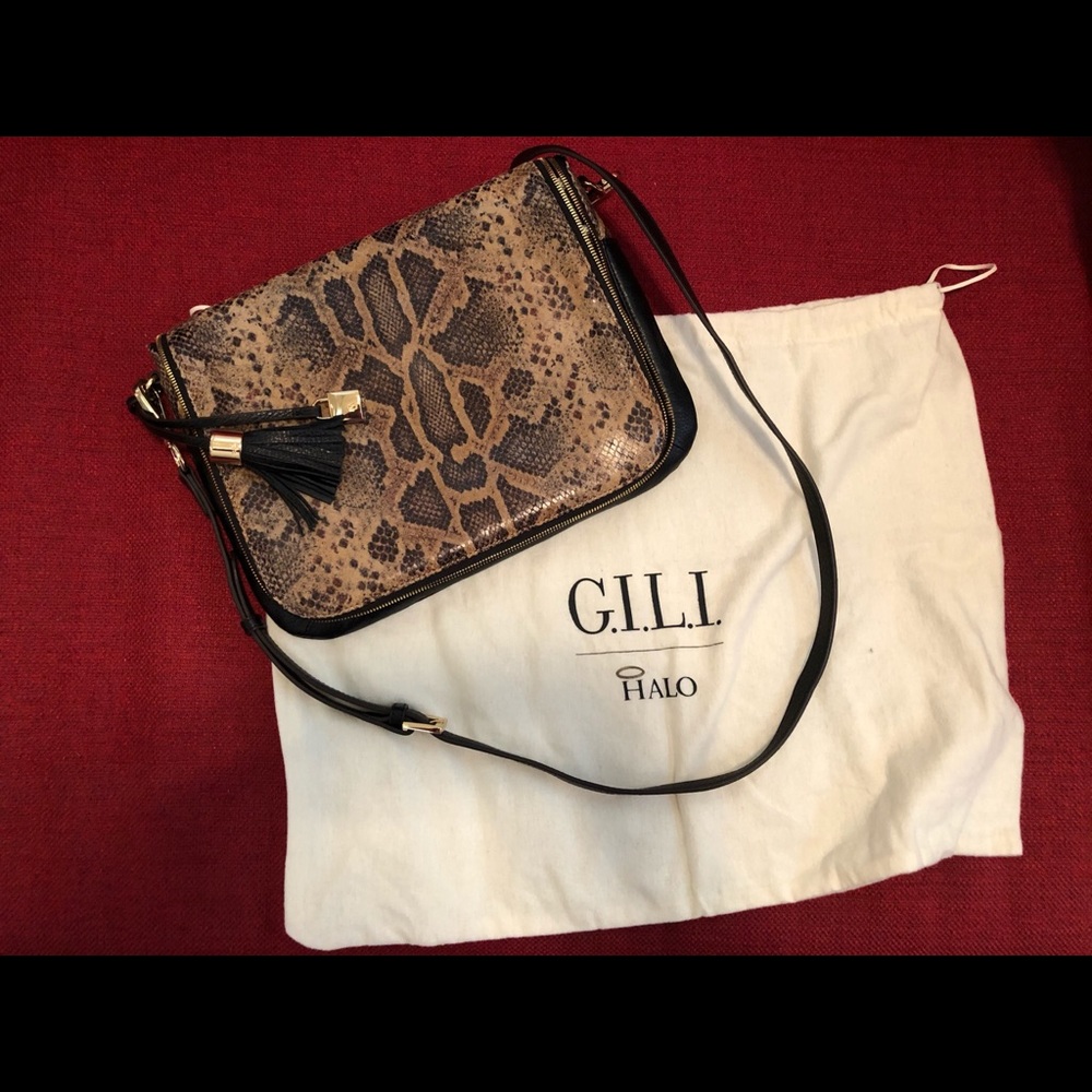 G.I.L.I. Python Crossbody W/Halo Rfid Protection - image 1